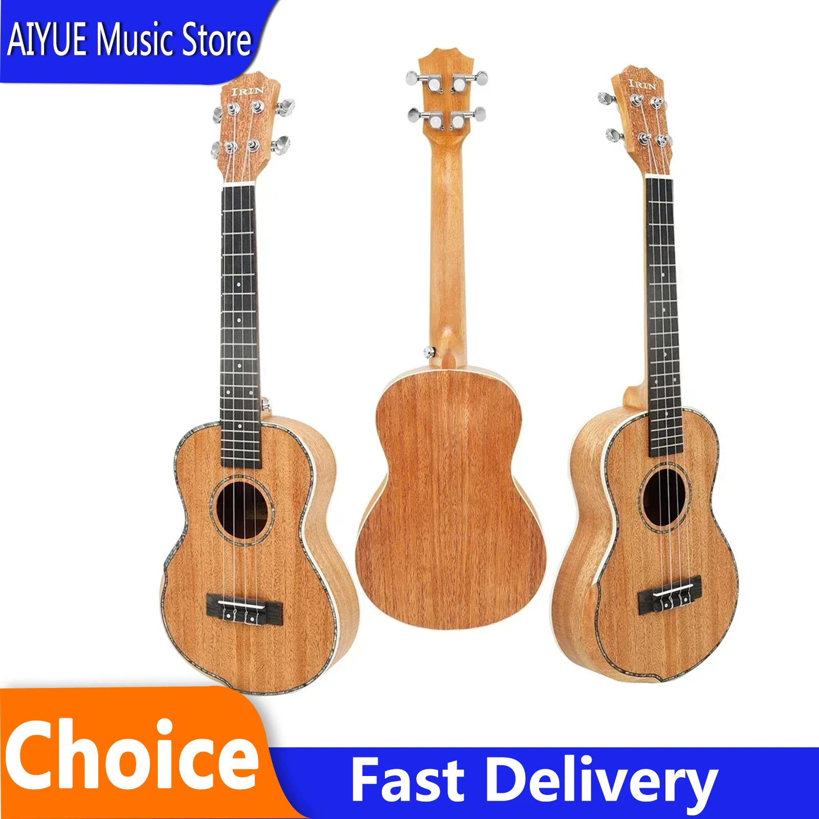 

IRIN 26 Inch Ukulele Guitar Arm Protection Mahogany Concert Hawaii Ukulele With Tail Spike Ukulele Guitarra Music Instrument