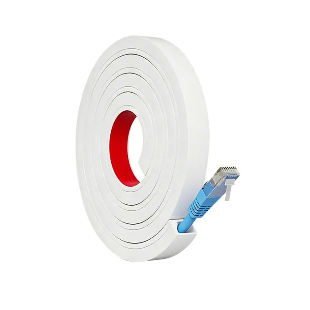 1/3 Meters Self-Adhesive Cord Management Channel Anti-Step Anti-Extrusion Floor Cord Organizer Cover Invisible Decorative