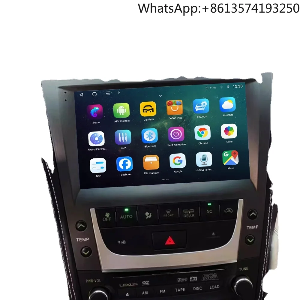 

For 9.0" Android 13 Car Audio Dashboard MP3 USB GPS Le lx 570 CarPlay Android Auto 4G LTE Stereo