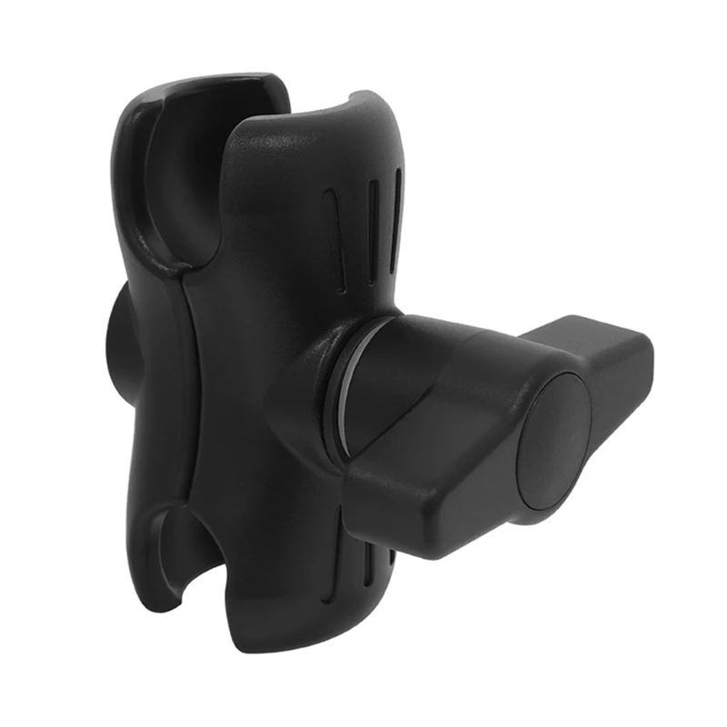C7AB Display Holder Support for 2.25Inch Ball Mount, Open Metal and Plastic Mount with Side Tightening Knob for Forklift Cab