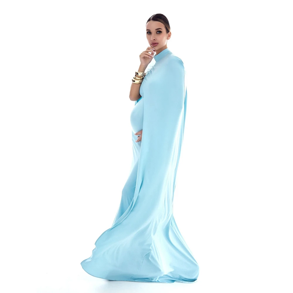 maternity-photography-props-cape-gown-elegant-pregnant-women-photoshoot-long-dress-studio-female-portrait-outfits-baby-shower