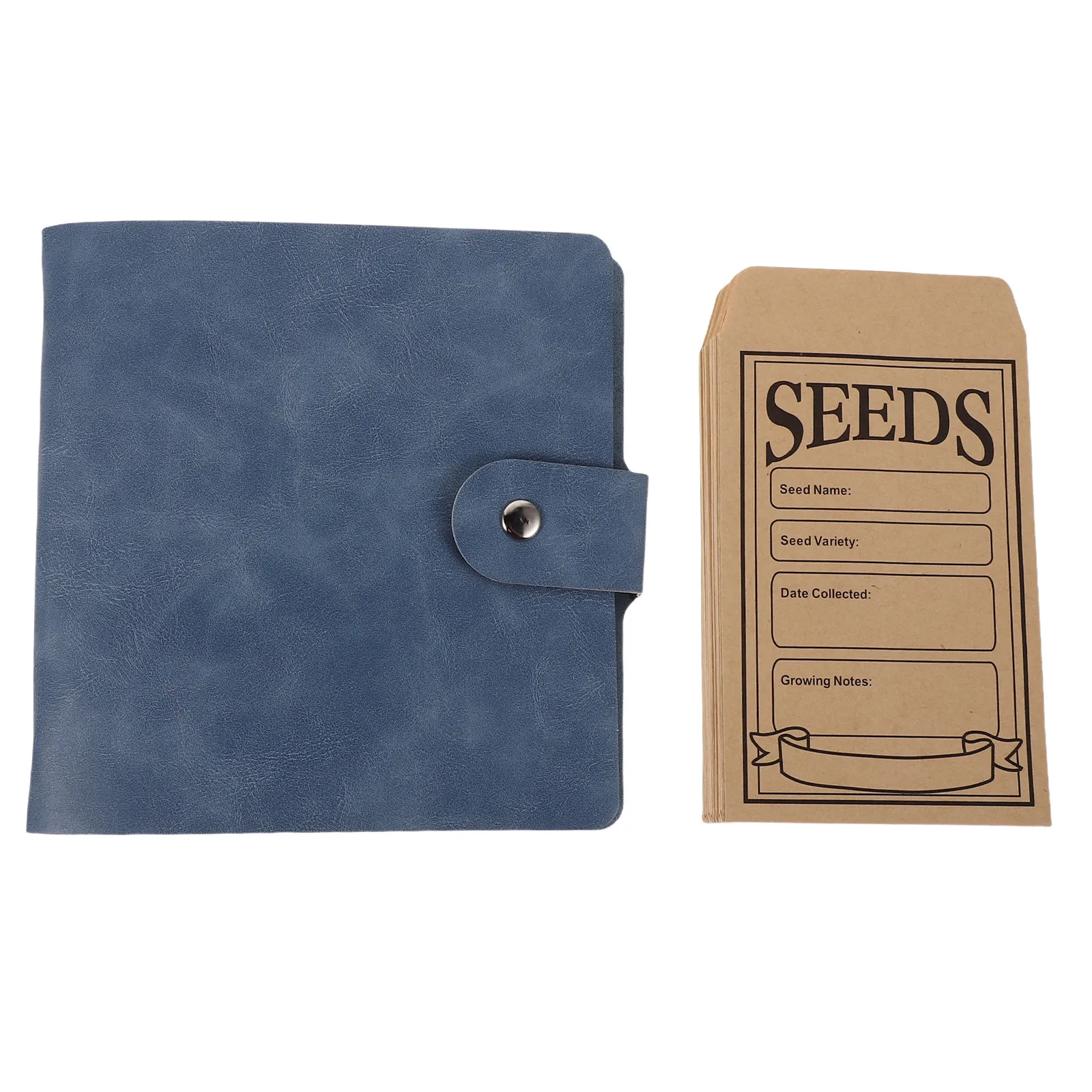 

1Set Seed Storage Organizer Binder Large Capacity Fake Garden Seed Packet Organizer Resealable Envelopes 25 Clear