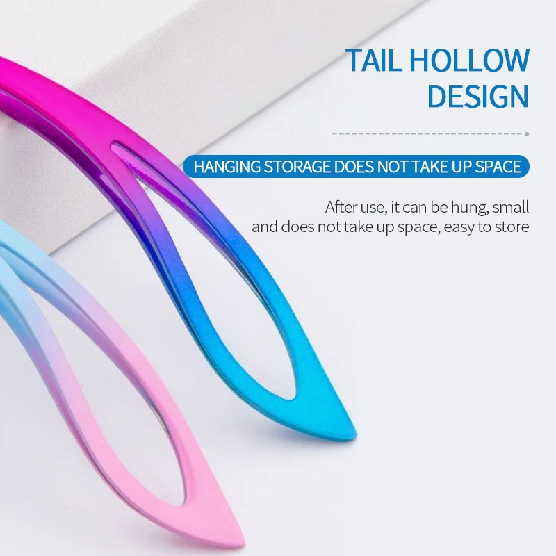 Eyebrow Hair Removal Tweezers Clip Eyelash Extensions Tweezers for Volume Eyelashes Stainless Steel Lash Eyebrow Tweezers