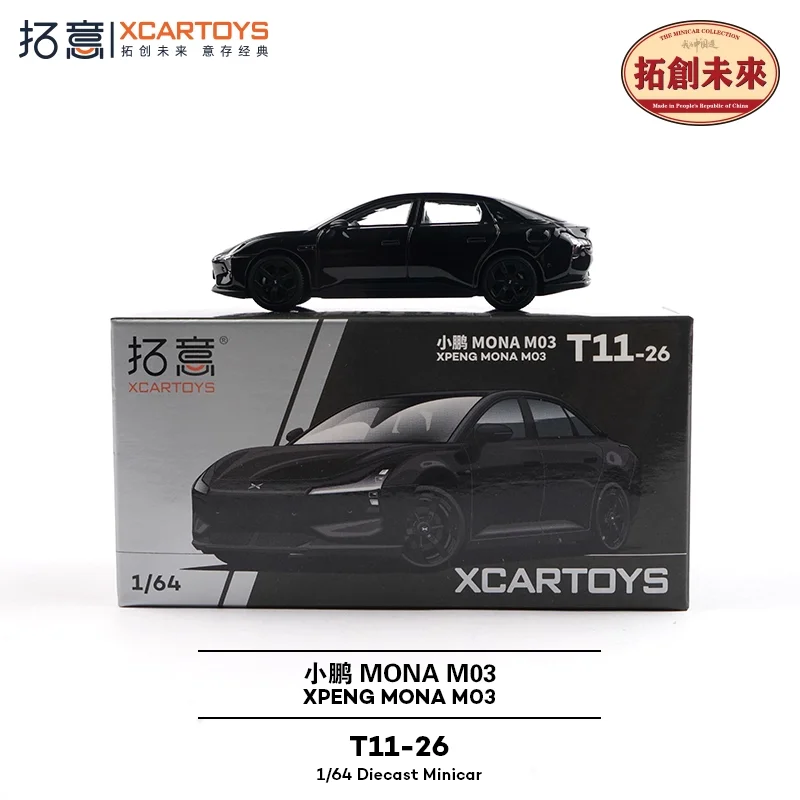 

Xcartoys 1:64 XPeng M03 Black Diecast Collector's Vehicle Model Car