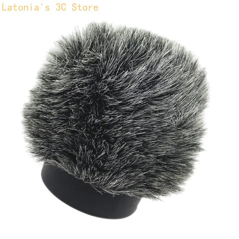 

DeadCat Slip on Windshield Integrals Microphones Furry Cover for Interviews Microphones X3UB