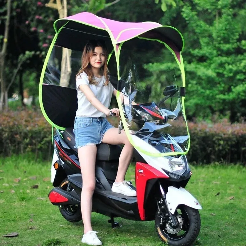 

Electric car motorcycle canopy sunshade battery car canopy scooter umbrella sunscreen thickening car