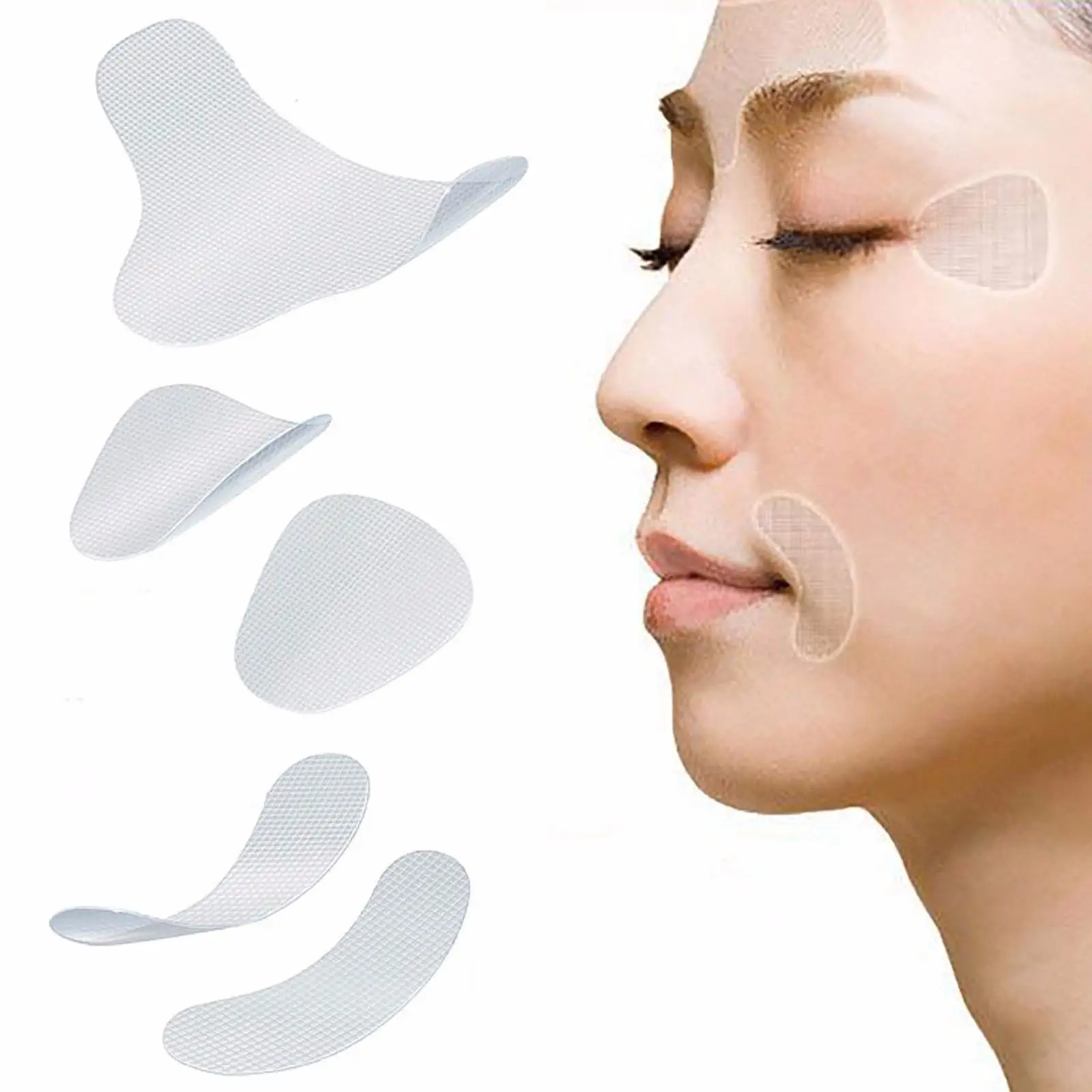 Gezicht Anti Rimpel Pads Slappe Huidverzorging Lift Up Tape V-Vormige Gezicht Lijnen Snel Tillen Make-Up Rimpel Verwijdering Gezichtsverzorging Tools