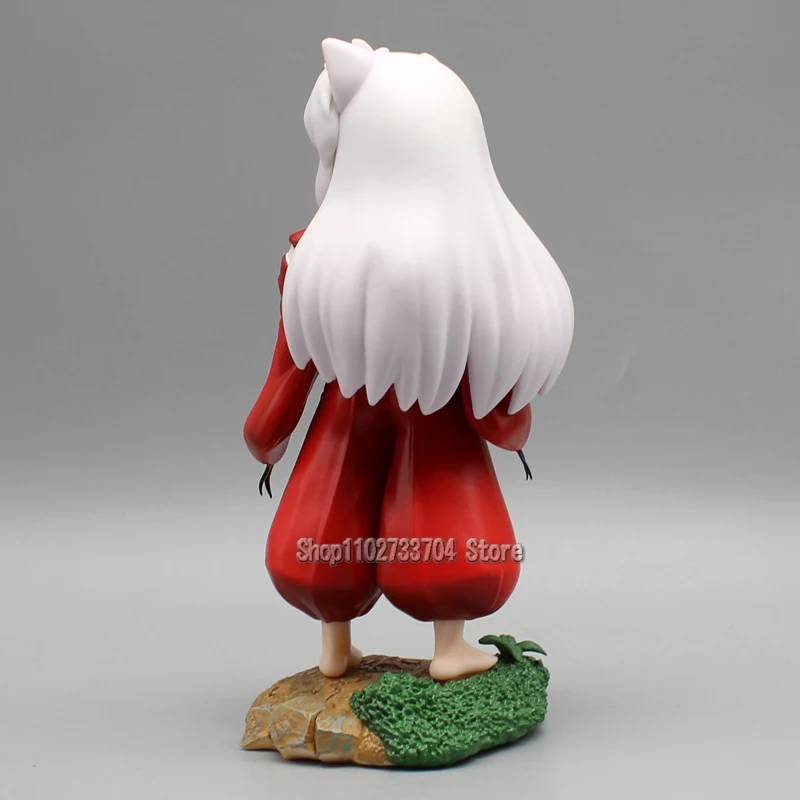 Anime Inuyasha Figures Cute Inuyasha Sesshoumaru Action Figures Children\'s Standing InuYasha PVC Model Collection Toys Gifts