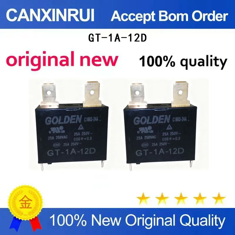 (5-100 Pieces) GT-1A-12D New DIP4 12V Gordon Air Conditioning Water Heater Relay SFK-112DM