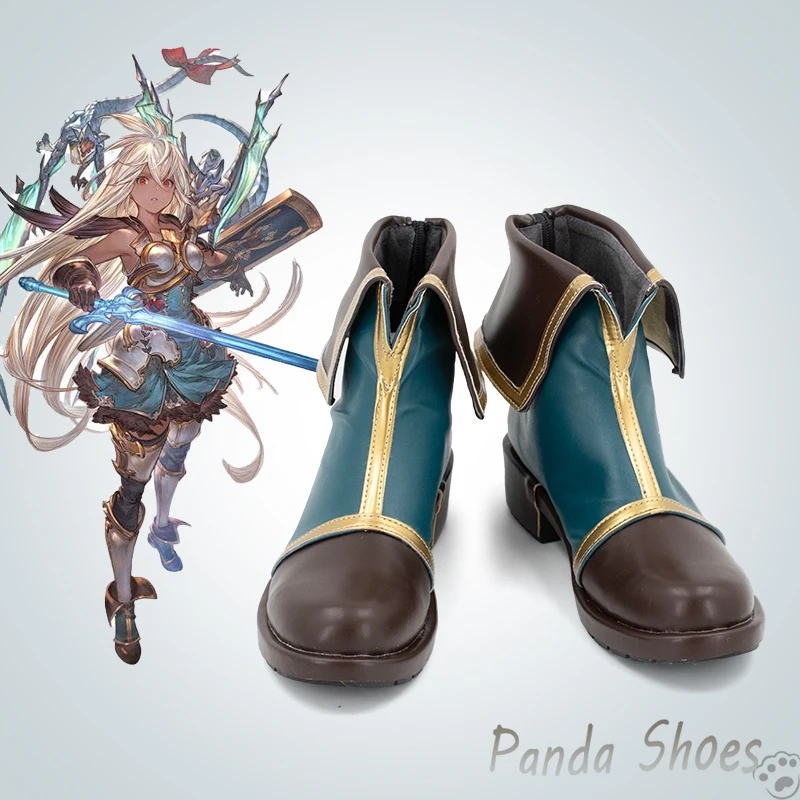 

Game Granblue Fantasy Zoe Cosplay Shoes Anime Cos Comic Cosplay Costume Prop Shoes for Con Halloween Party