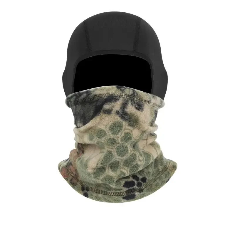 

Мужской и женский теплый головной убор, велосипедная лыжная шапка, спортивная шапка, ветрозащитный и морозостойкий флисовый шарф, шапка