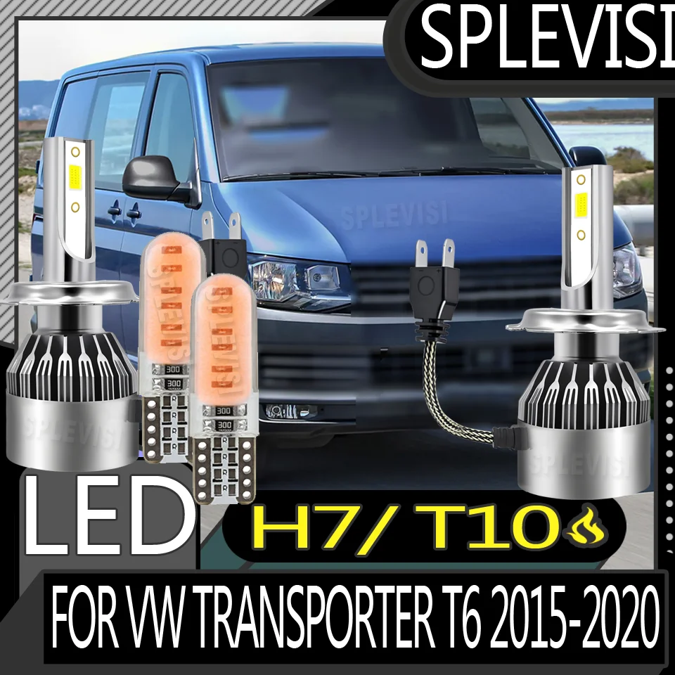 

Enhanced Nighttime Visibility High-Quality Easy Fit Waterproof LED Headlight For VW Transporter T6 2015 2016 2017 2018 2019 2020