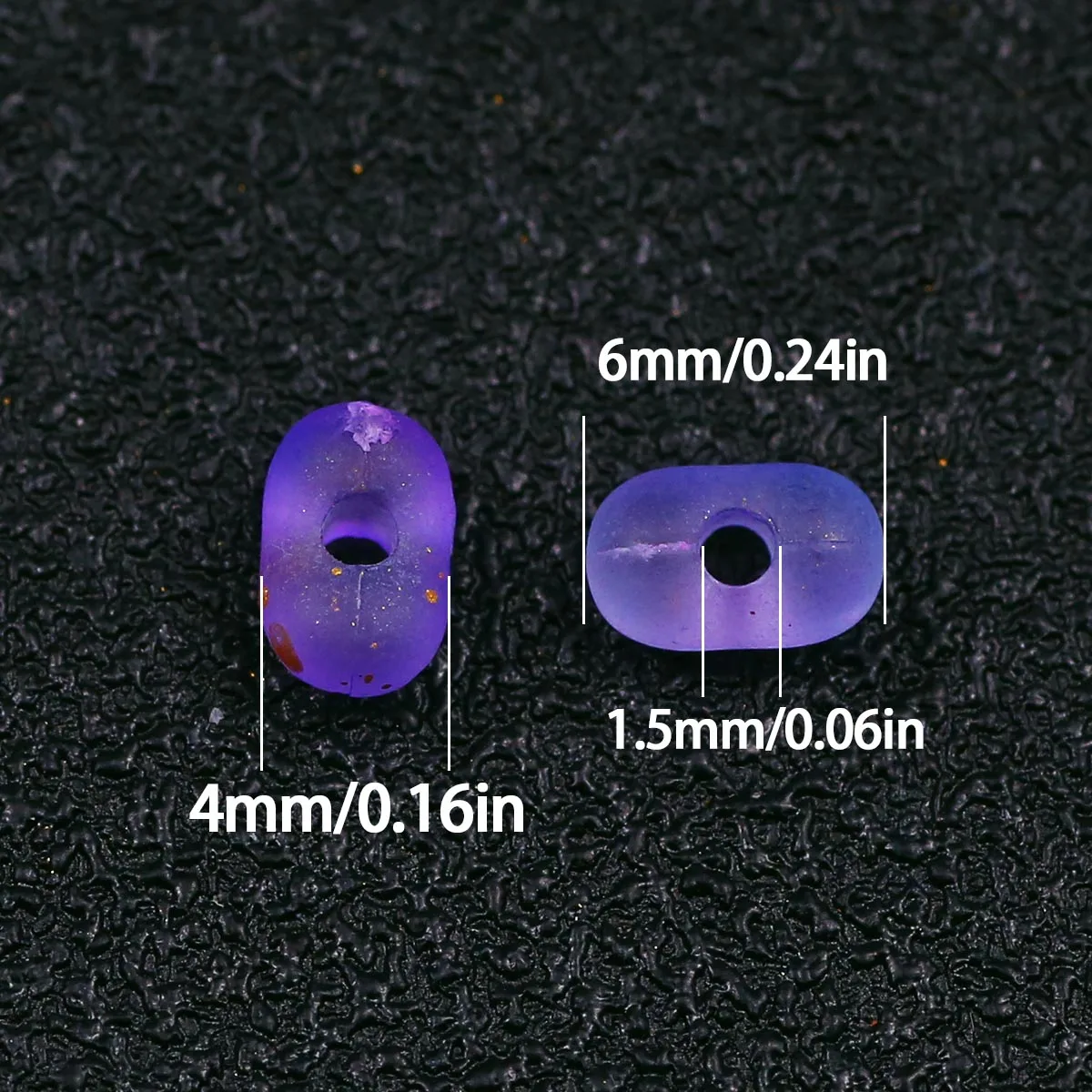 200/400/1000pcs/lot 4*6mm Sprinkle Golden Peanut Acrylic Beads Spacer Loose Beads For Jewelry Bracelets Making DIY Accessories