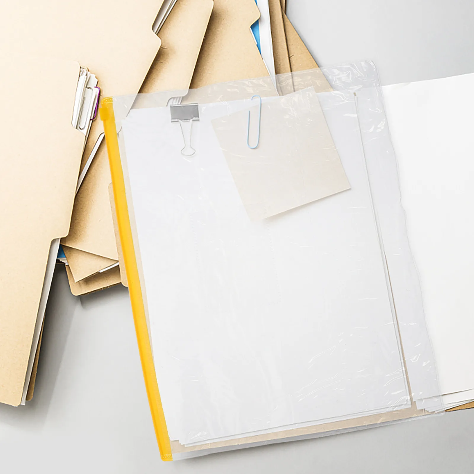 

20 шт. пластиковых папок-конвертов на молнии из утолщенного ПВХ, портативные, формат А4, для документов, школьных и офисных принадлежностей, решение для хранения в путешествиях