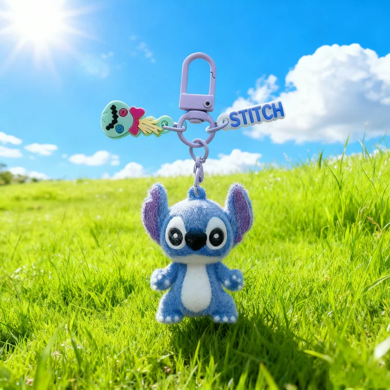 Idea creativa, llavero de punto tridimensional, Mini muñeca de dibujos animados, colgante de bolso, accesorios de joyería DIY hechos a mano