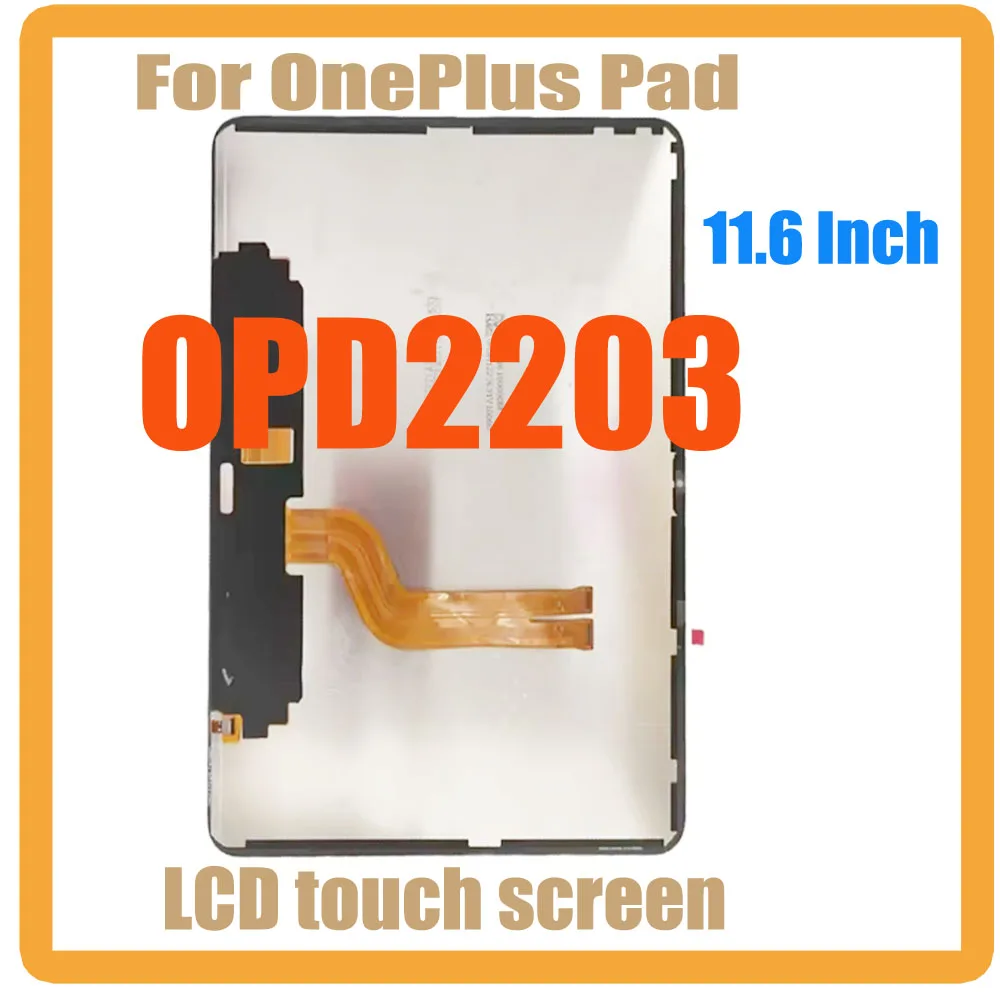 11.6 Inch For OnePlus Pad OPD2203 LCD Display Touch Screen Digitizer Glass Assembly For One Plus PAD Replacement