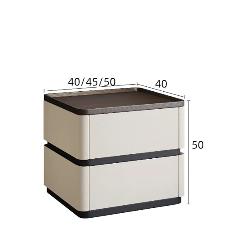 Modern Nordic Nightstand Luxury Vintage Aesthetic Storage Trendy Display Nightstand Mesilla De Noche Bedroom Furniture