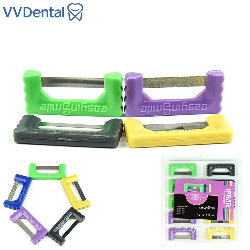 

VVDental Dental IPR ортодонтический комплект межпроксимальные редукционные полоски эмаль полировка двухсторонняя автоклавируемая уменьшающая пила