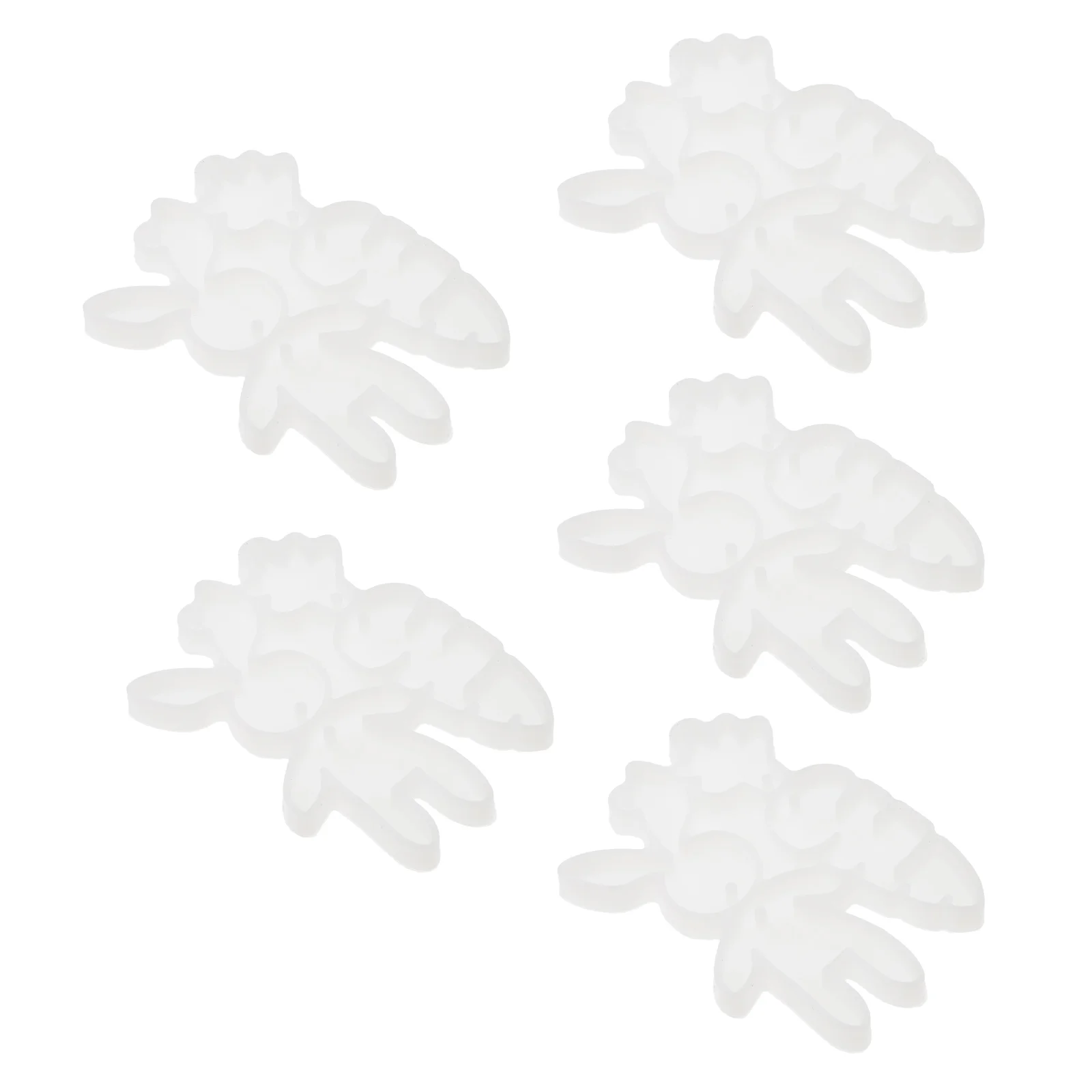 

5 шт. безопасные силиконовые формы из эпоксидной смолы DIY ювелирные аксессуары кролик пасхальные брелки подвесной декор в форме моркови