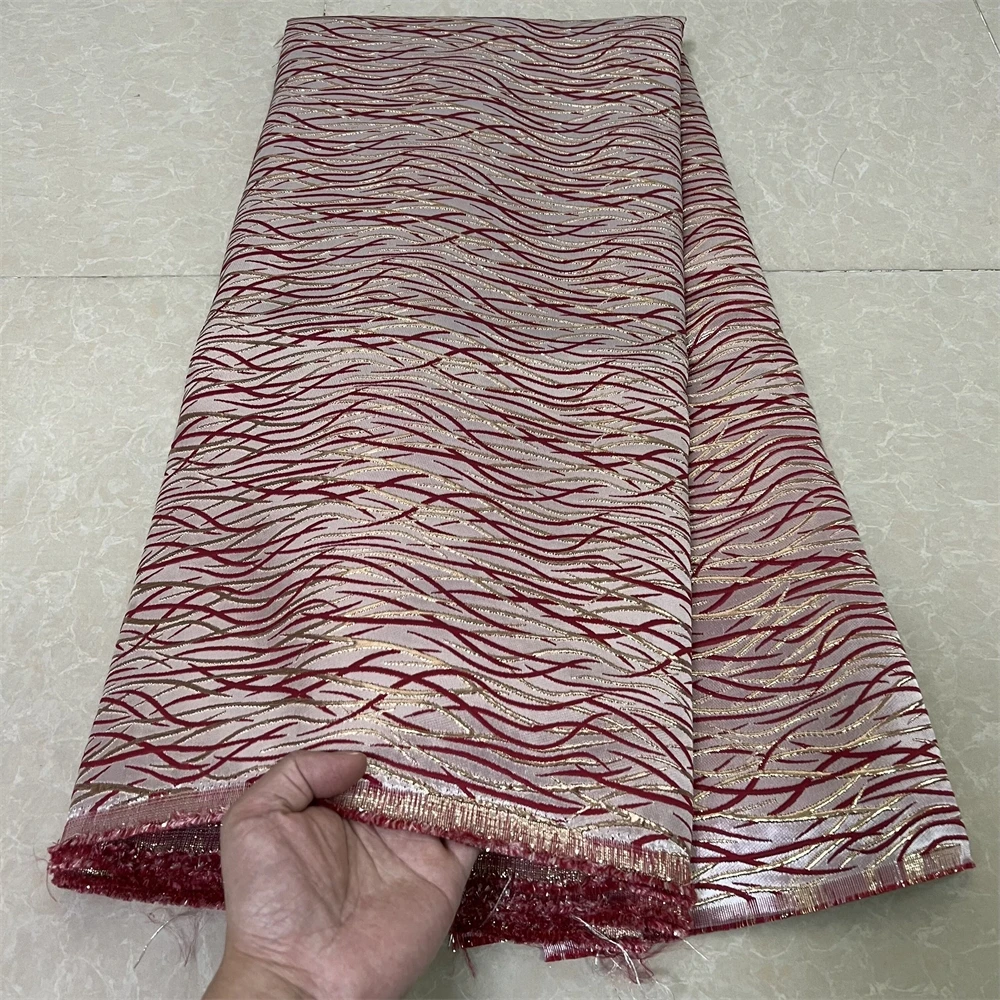 

Новейшая африканская нигерийская высококачественная тюль-кружевная ткань, жаккардовая органза, вышивка, гипюр для вечеринки, выпускного вечера, дизайн ZJ031 5 ярдов