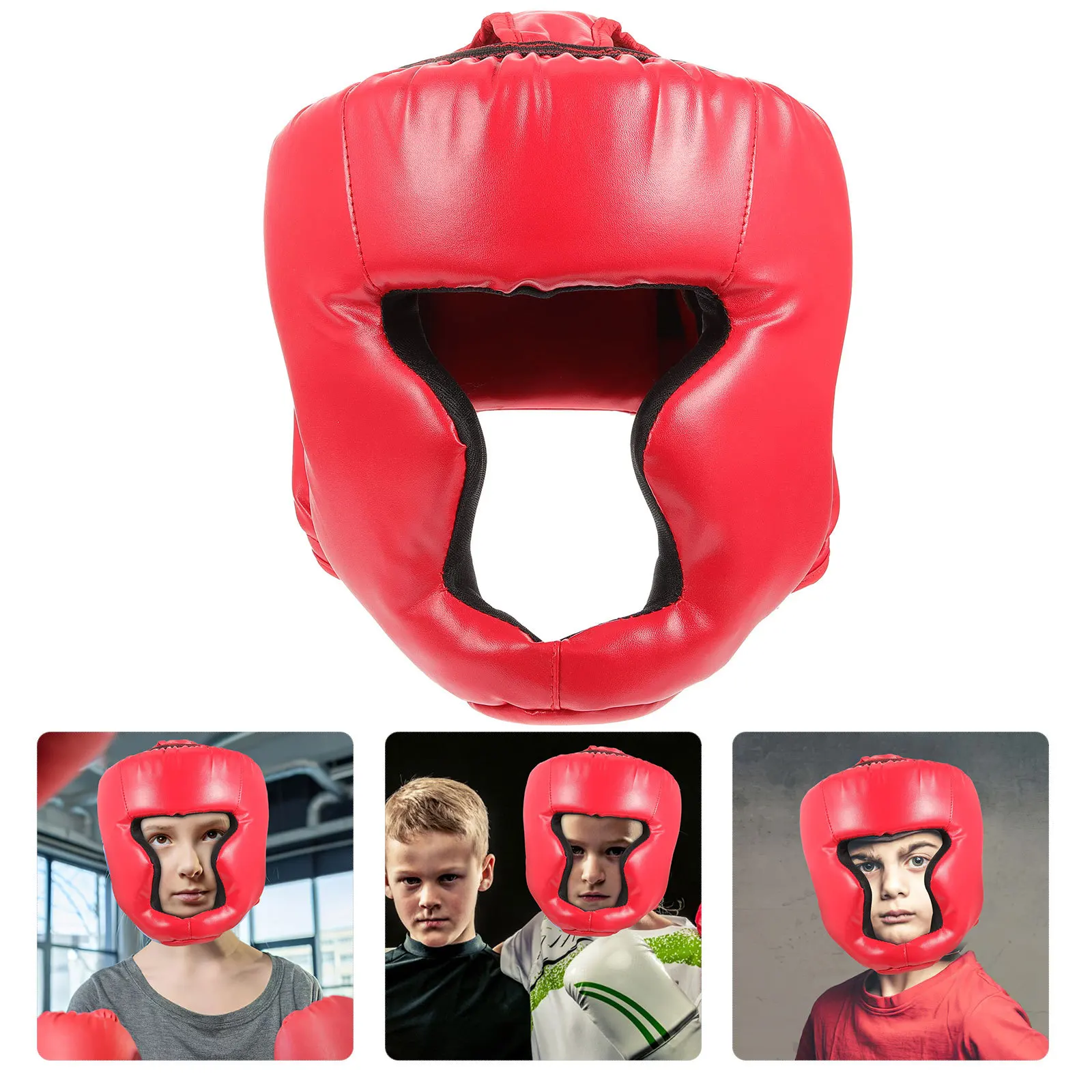 Breathable Fighting Lightweight Boxing Headgear for Men Women Youth Protective Padding Sponge Cover for Wrestling