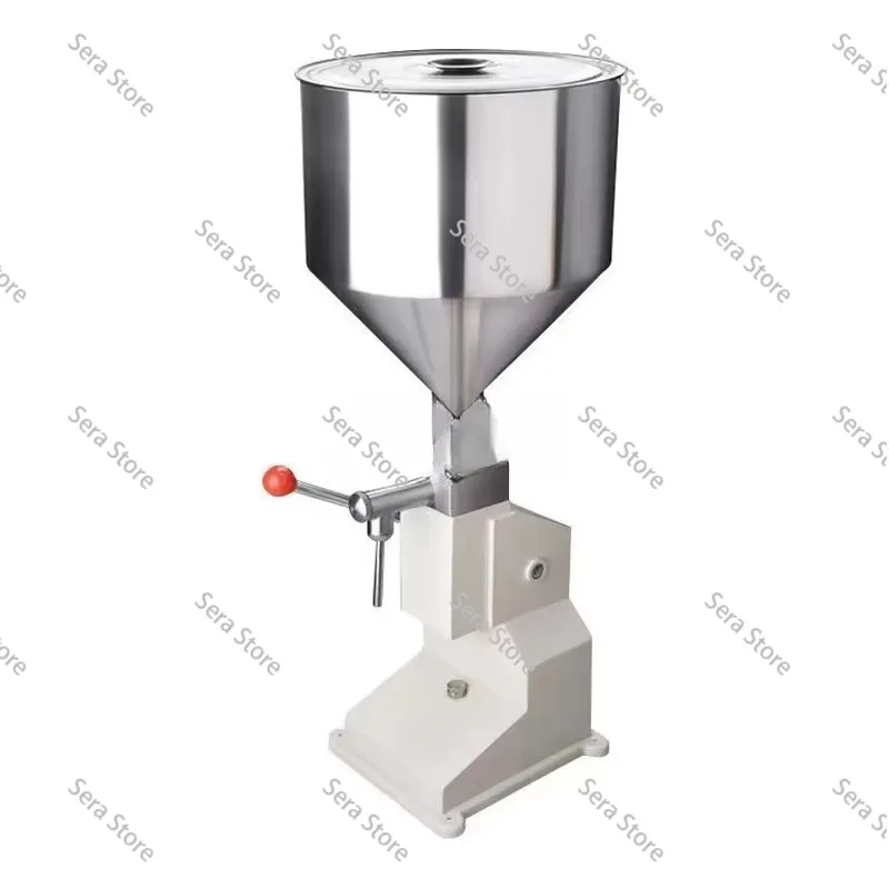 5-50ml Manual Liquid Filling Machine A03 Commercial Liquid Dispenser Nozzle Piston Spring Screw Paste Oil Honey Bottle Filler