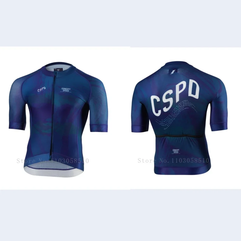 

CSPD летний велосипедный трикотаж для мужчин Pro Team MTB Road Джерси высокого качества дышащий велосипедный трикотаж Maillot Ciclismo Hombre UPF50 +