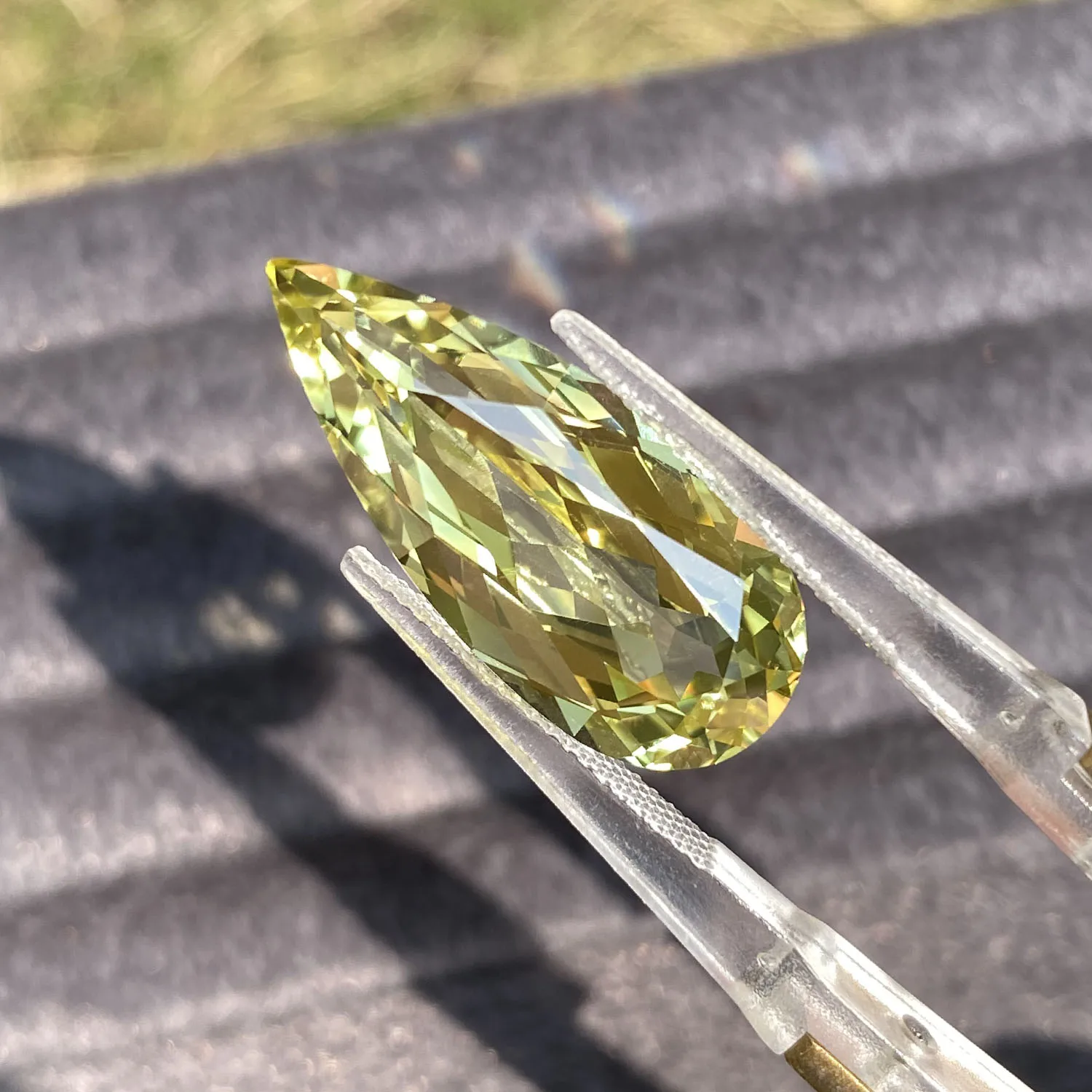 

Выращен в лаборатории сапфир желтого цвета грушевидной формы подвески DIY материалы для изготовления ювелирных изделий на выбор сертификат AGL