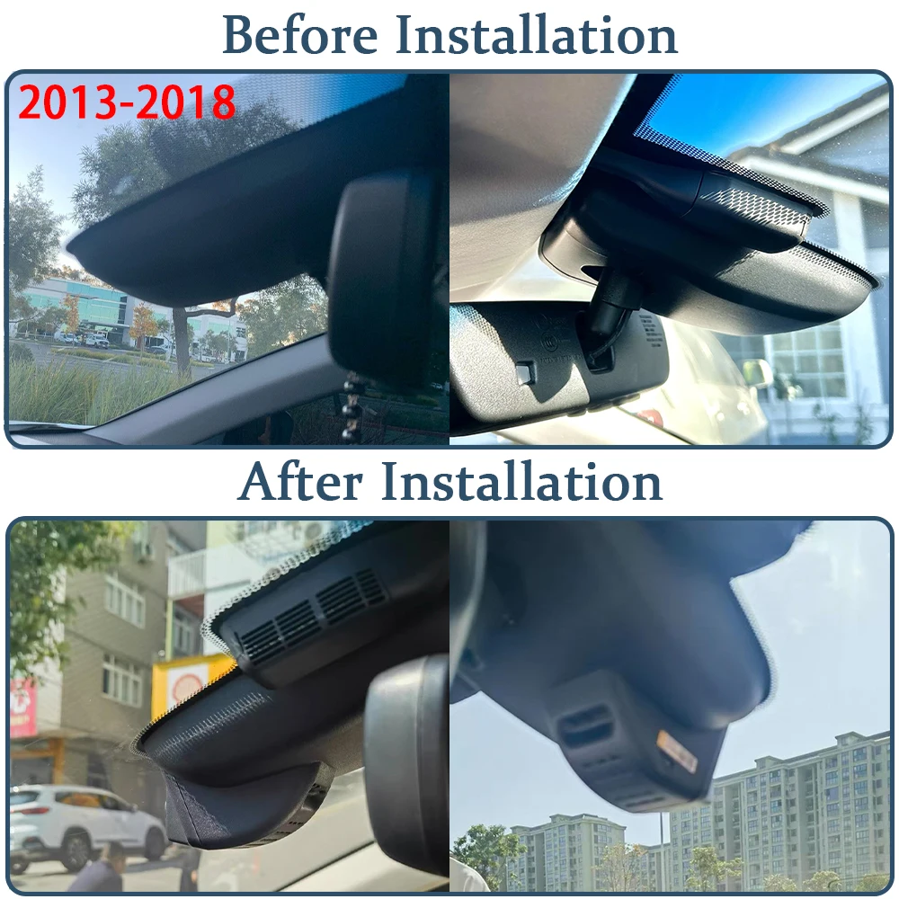 4K UHD Dash Cam For Lexus ES ES200 ES350 ES250 ES300h 2013-2025 Plug And Play WiFi DVR Camera Video Recorder Wide Angle Night