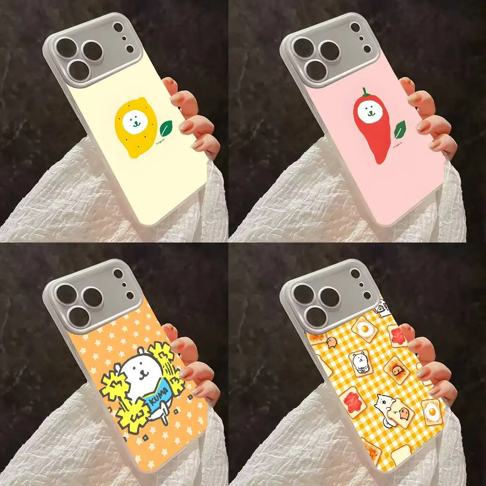 

Cute Joke Bear Phone Case For iPhone 17,16,15,14,13,12,11,Pro,Max,Plus,E,Air,Mini Magsafe Frosted Transparent