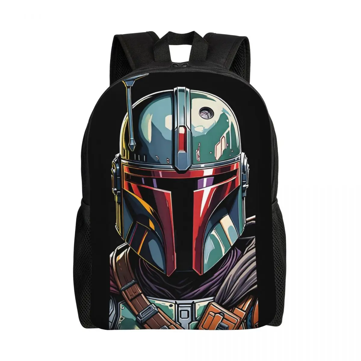 

Customized M-Mandalorianed Backpacks Women Men Basic Bookbag for School College Space Television Bags
