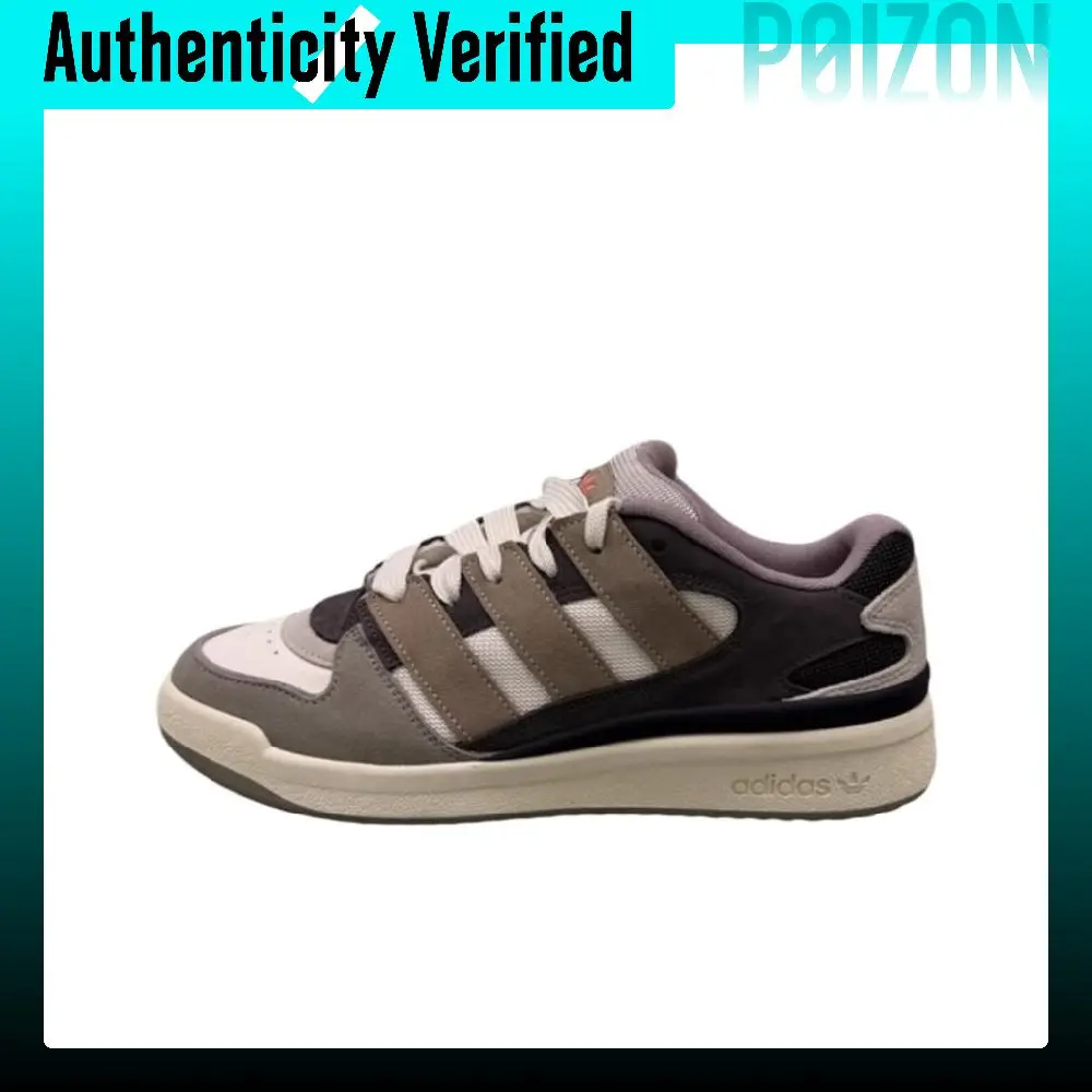 Adidas Originals FORUM 2000 Leather Low top Skateboard Shoes Unisex Brown JS3159