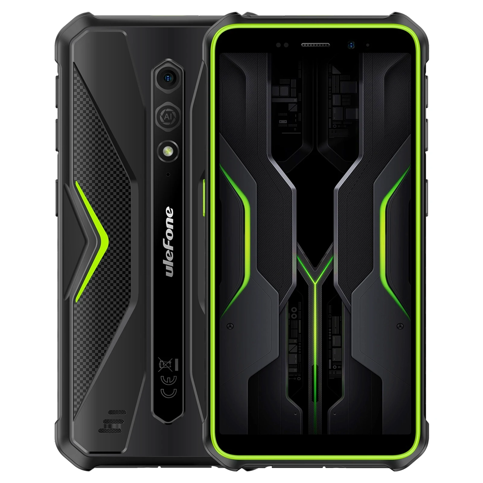 Прочный телефон Ulefone Armor X12 Pro IP68/IP69K, 4 ГБ+64 ГБ, 5,45 дюйма, Android 13, 4860 мАч, Helio G36 Octa Core, 4G, NFC