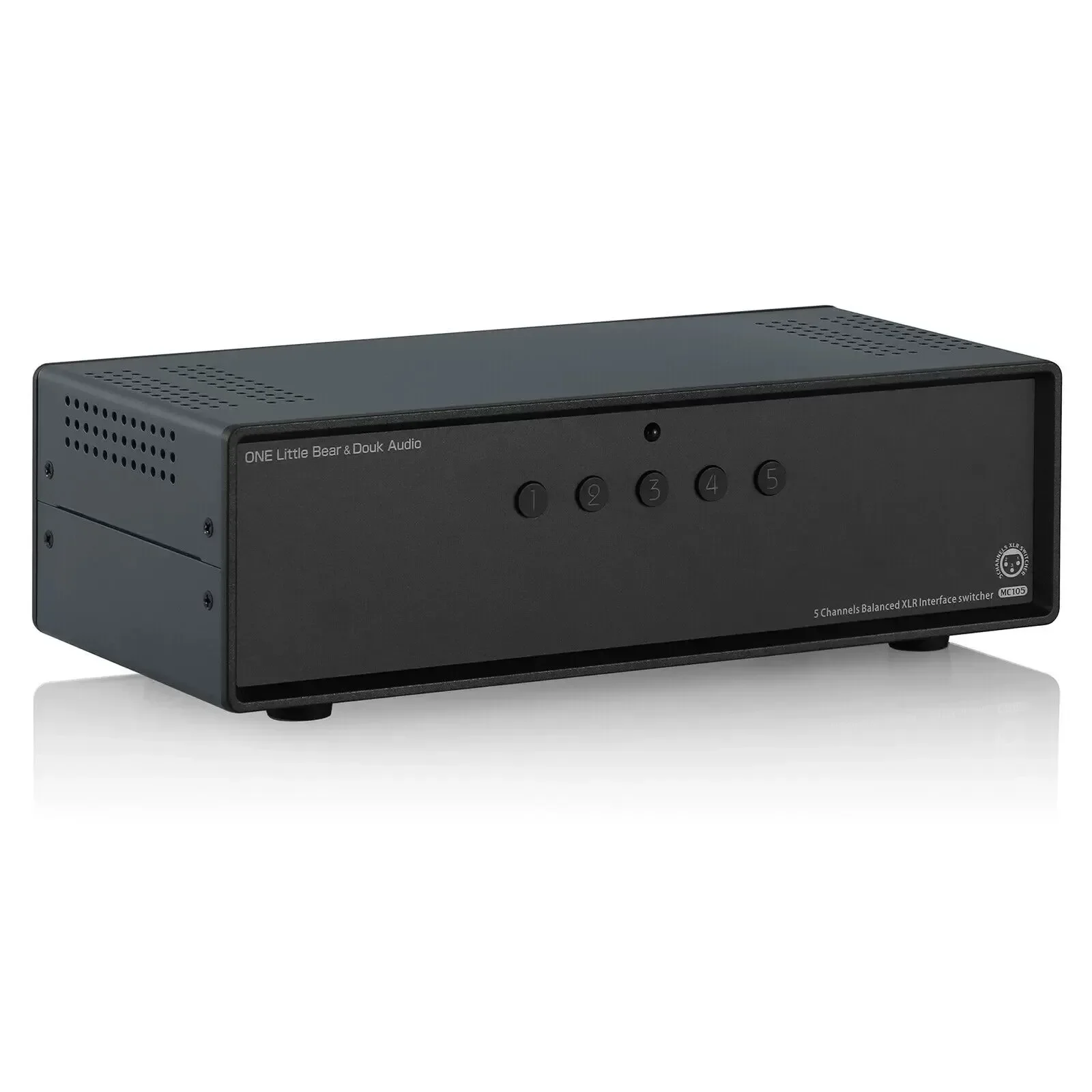 

For Amplifier 1(5)-IN-5(1)-OUT Signal Source Selector MC105 5-way XLR Selector Box Audio Switcher Splitter