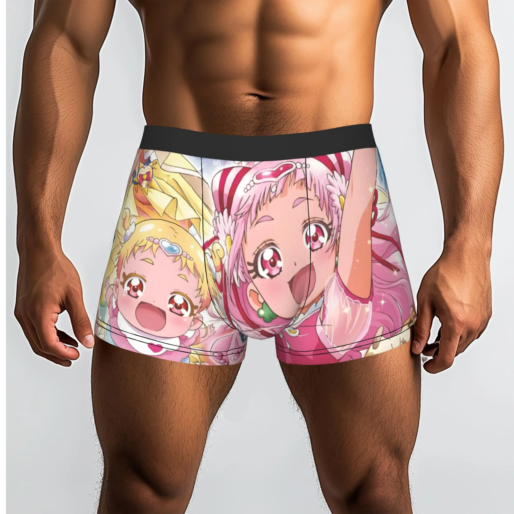 1piece Precure Cure Bless Underpants Breathbale Panties Male Underwear Print Shorts