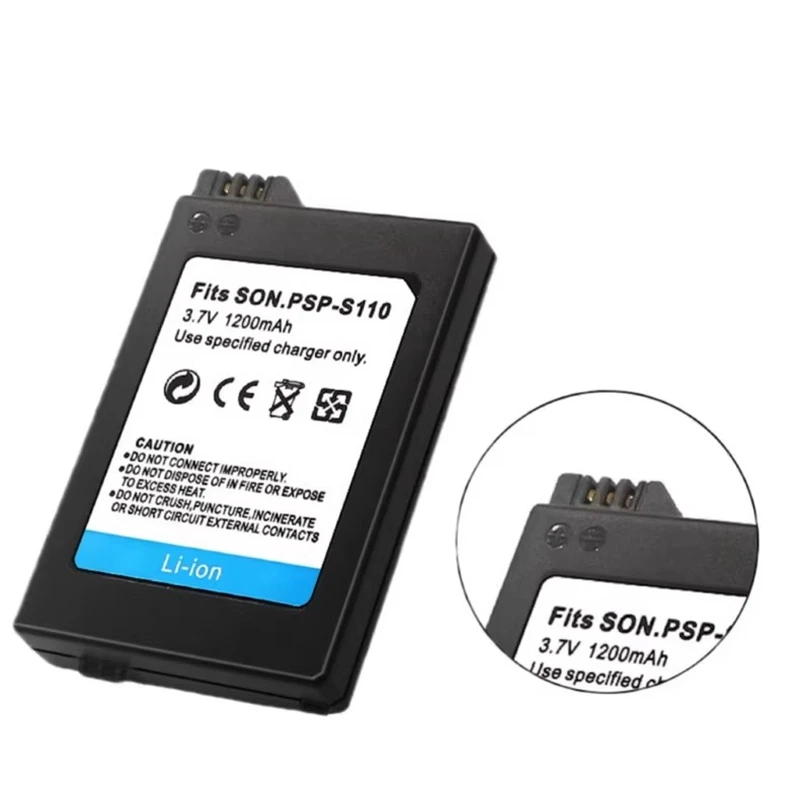 PSP-S110 1200mAh 3.7V PSP2000 PSP3000 Game Console Lithium Battery Pack
