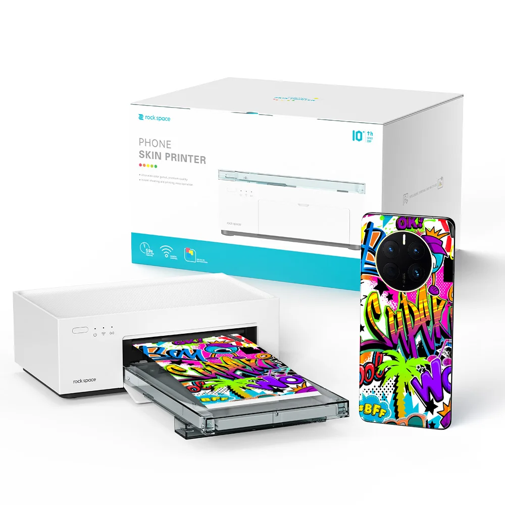 Rock Space DHP511 Waterproof Phone Skin Printer With ABS Material