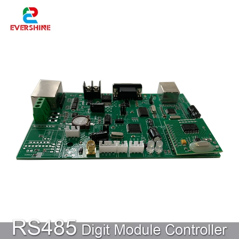 RS485 RF Serial Port Control Card For 7 Segment Digital Number Module LED Gas Station Electronic Fuel Price Sign