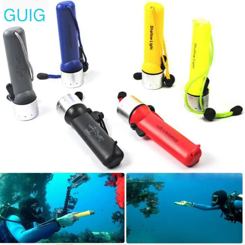 

Professional Underwater Diving Flashlight 2000LM Q5 LED Scuba Dive Flash Torch Lighting Light Waterproof Portable Lantern