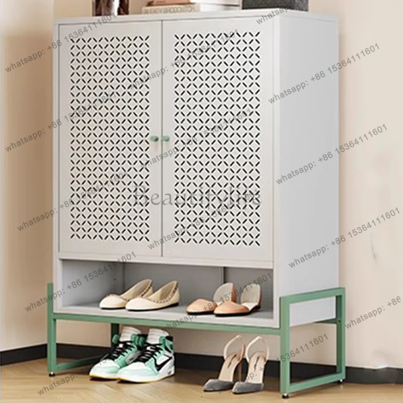 

Entrance Hall Modern Shoe Cabinet Organizer Storage Mobile Wooden Shoe Shelf Slippers Vertical Box Zapatero Hotel Furniture