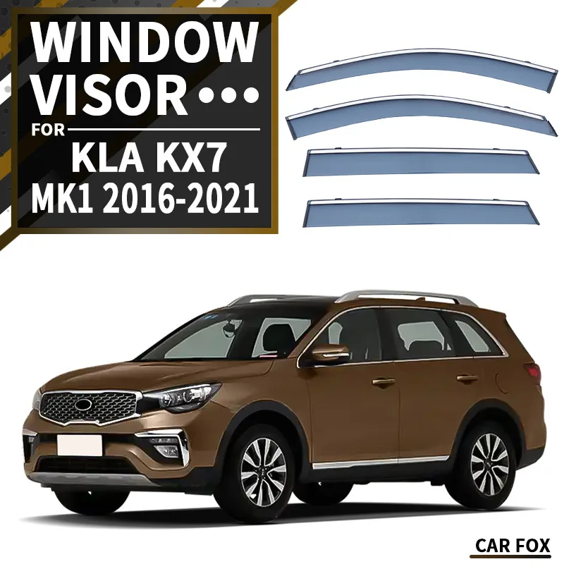 

Для KIA KX7 KX5 K4 2014-2021: Дефлекторы окон, ветровики, навесы для боковых стекол, защита от дождя и солнца, автоаксессуары, стайлинг автомобиля