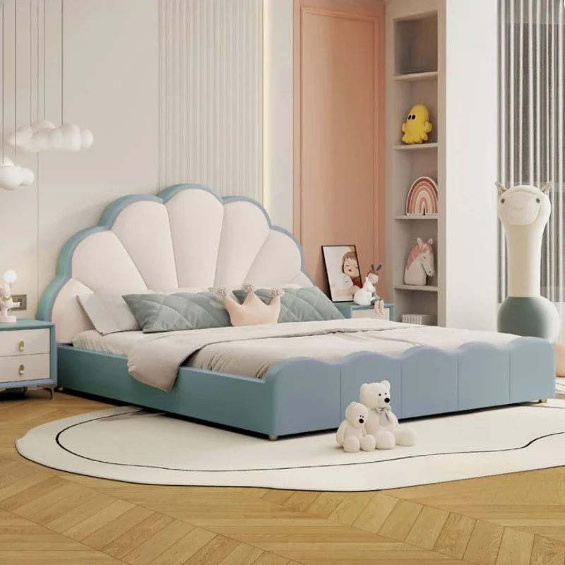 Minimalist Loft Luxury Double Bed Kids Modern Girls Baby Children Beds Frames Single Lit Japanese Beliche Backyard Furniture