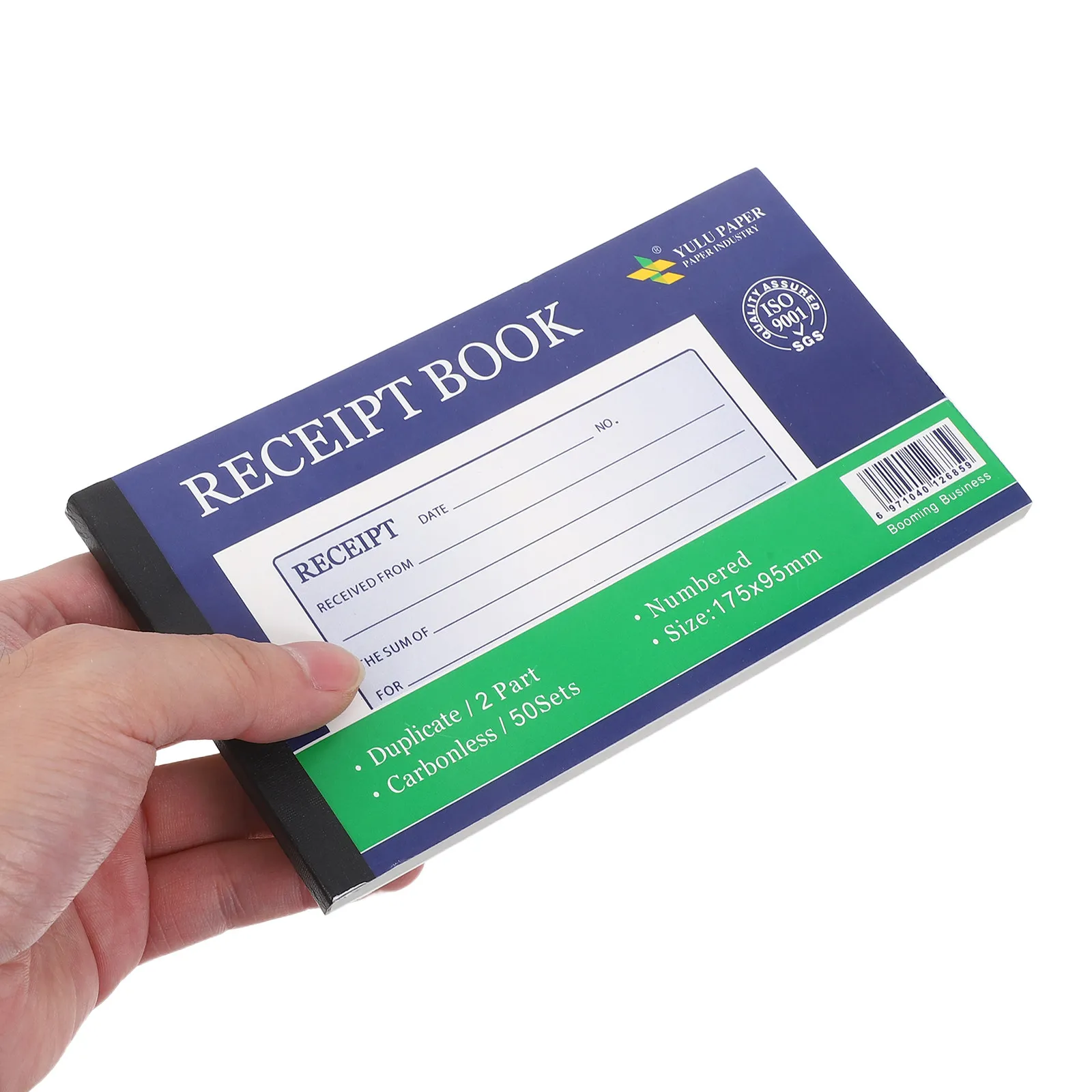 

Набор из 5 блокнотов для квитанций и заказов (2 части, на английском языке) с оригинальными и копировальными формами счетов-фактур для малого бизнеса