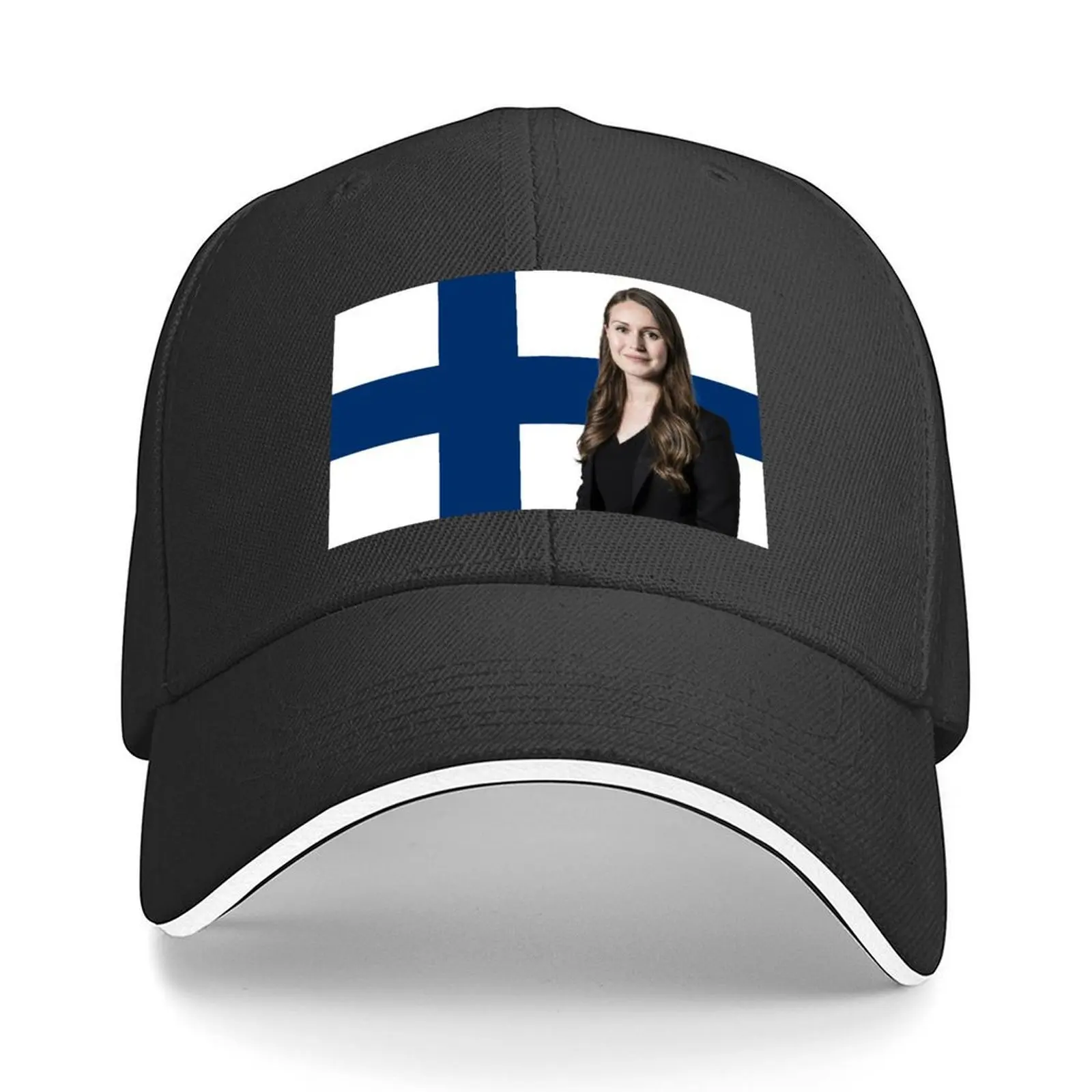 Sanna Marin Baseball Cap tactical cap Funny hats Sunhat New In The Hat Girl'S Hats Men's