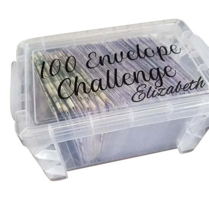 

Envelope Challenge Kits Including Cash Envelopes, Trackers Stickers and Case