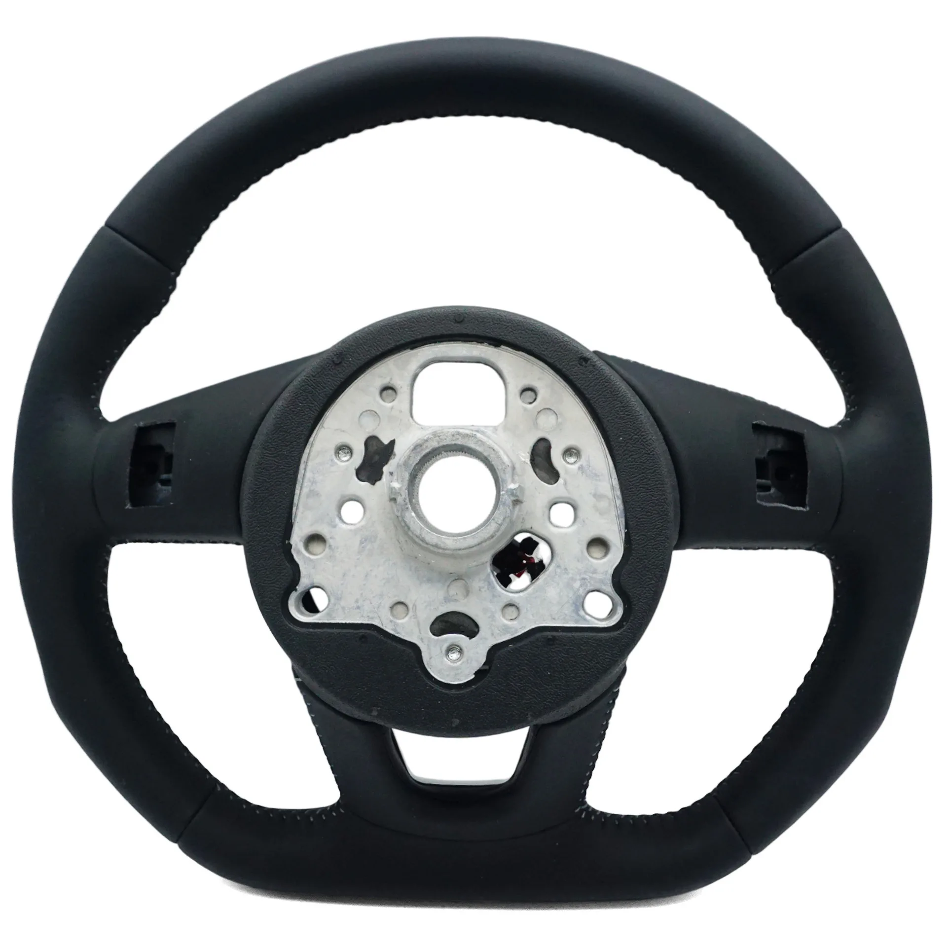 Suitable for Audi A38VS standard leather original gray wire without paddle with button heating steering wheel