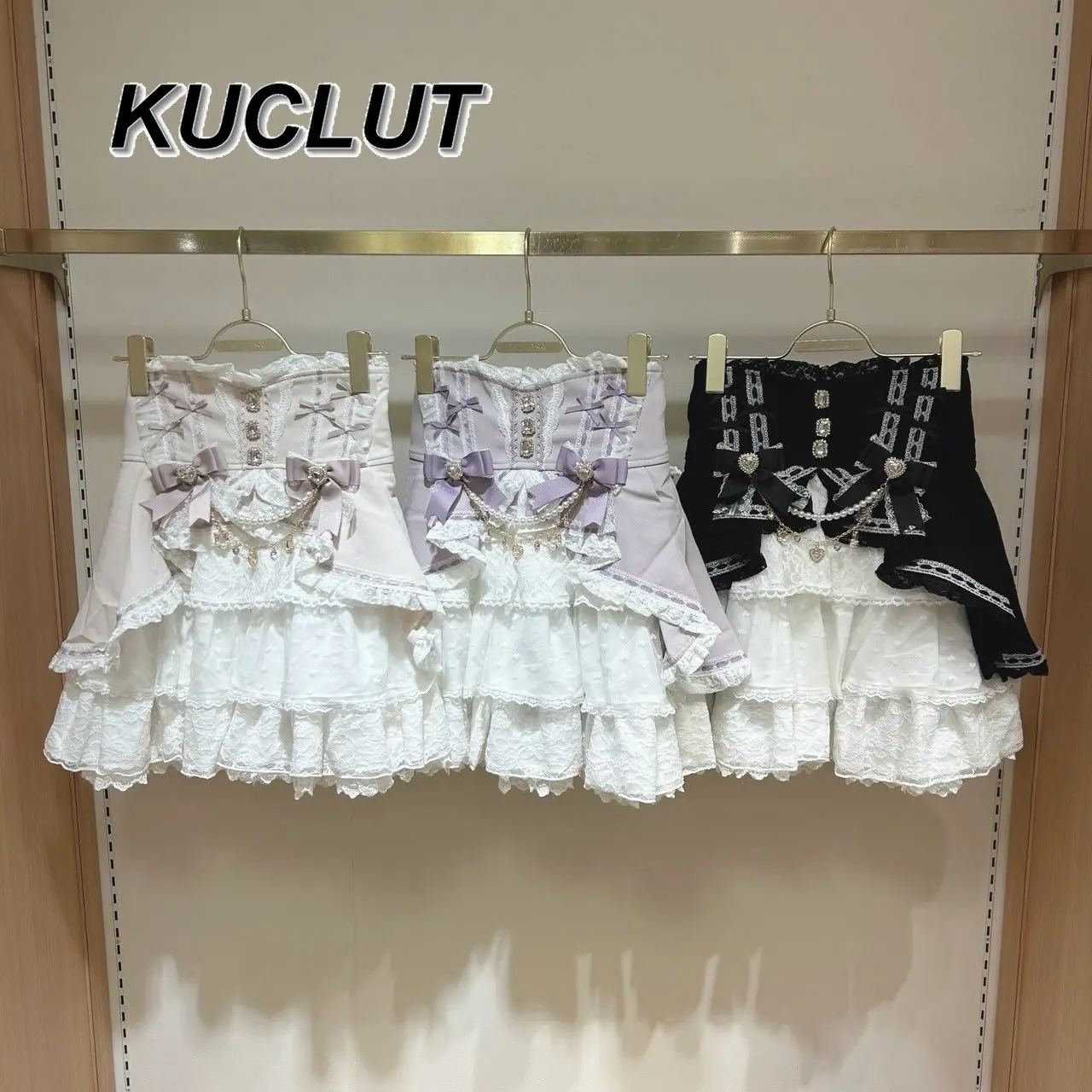 

2025 New Japanese Style Summer Autumn Casual Short Skirts Mass-Produced Slim Elegant Slimming Ruffled High Waist Skirt