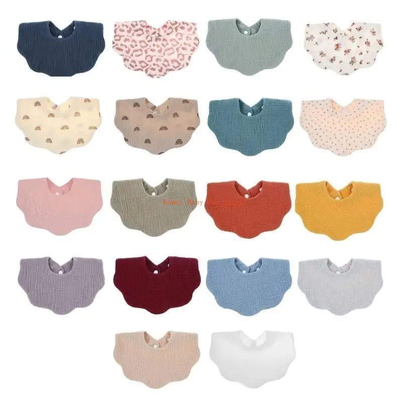

J0PF детская волна форма кормления Bib Bandana Burp Burp Scarf Scarf Print