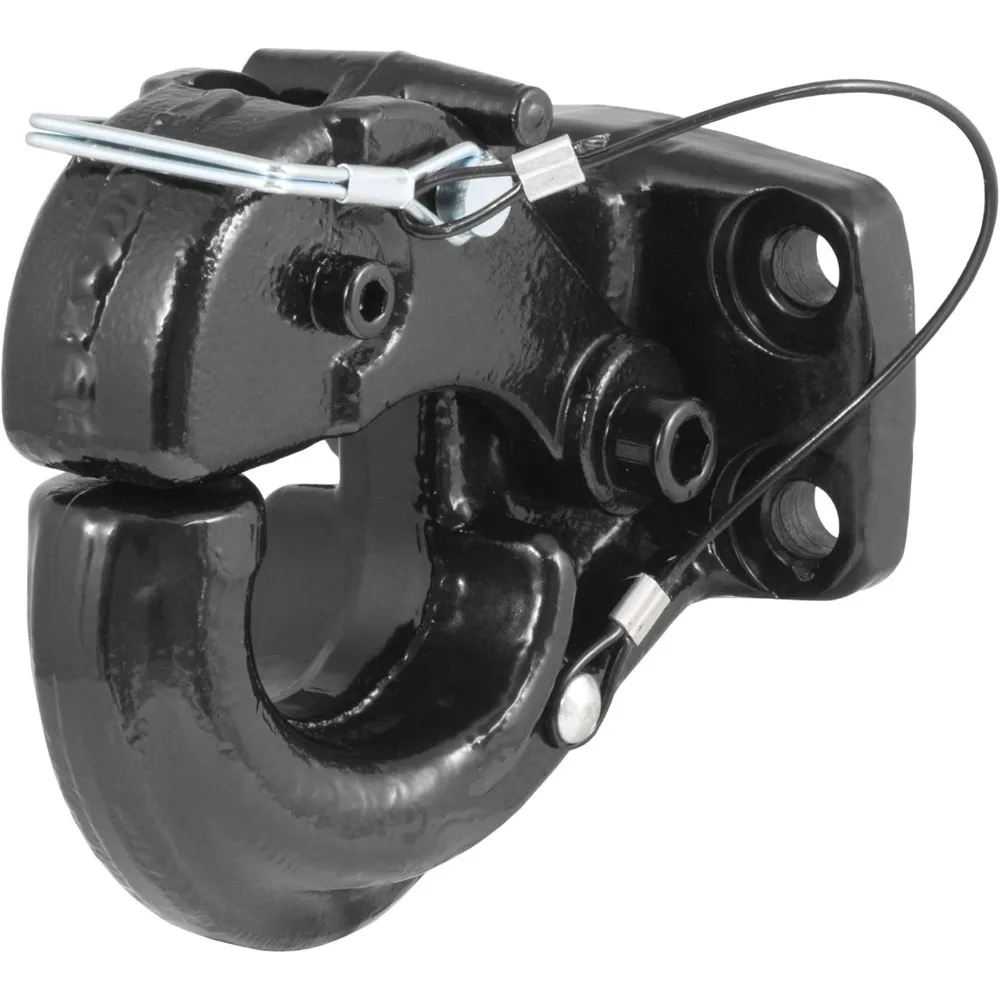 

Heavy-Duty Pintle Hook Hitch, 30,000 lbs Capacity, Fits 2-1/2 to 3-Inch Rings, Easy Mount