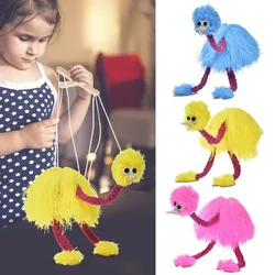 Marionette Ostrich String Doll Ostrich Marionette Toy Puppet Ostrich Magic Tricks Enlightenment Supplies Puppets Dolls for Kids